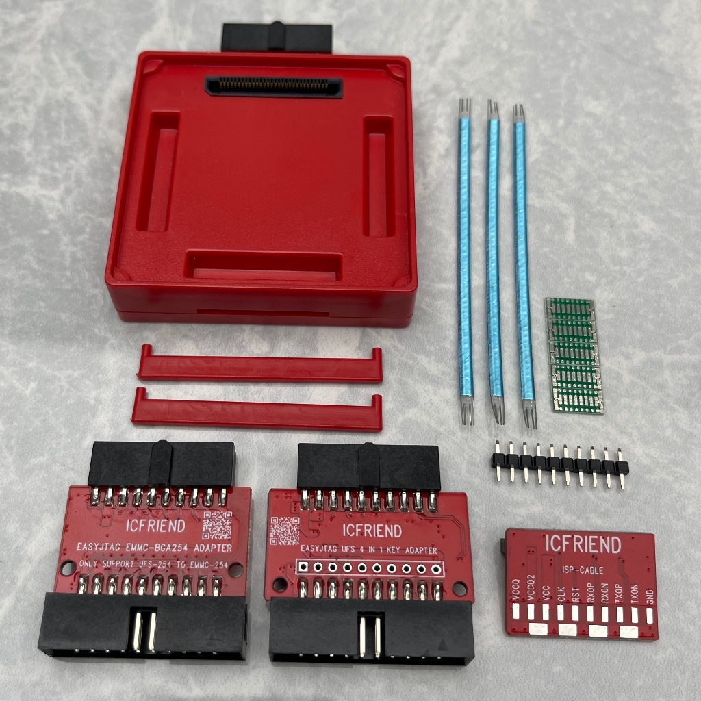 Bộ adaptor hỗ trợ Easy JTAG Plus kết nối ICFriend NB-UFS + tối ưu câu UFS cho đế UFS-254 Z3X JTAG