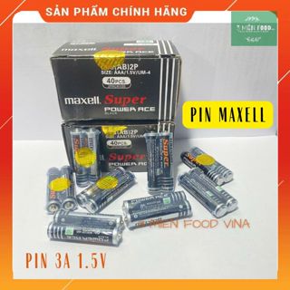  1 Hộp 40v Pin 3A MAXELL 1.5V- Pin AAA  Pin Tiểu Nhỏ Dùng Cho Remote Máy Lạnh tv  Đồ Chơi.. 3 MIỀN FOOD VINA 