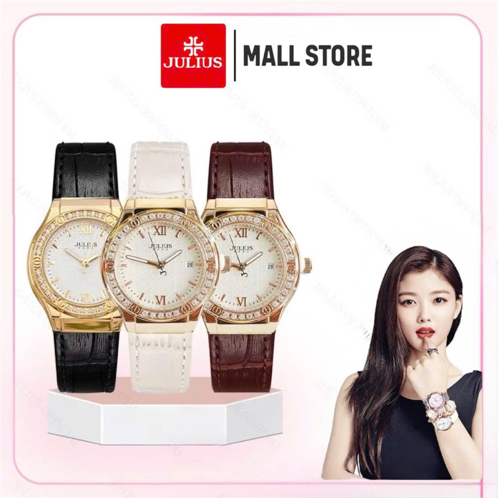 Julius Mall |  Đồng hồ nữ Julius JA1395 dây da