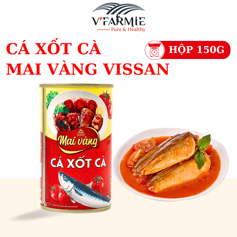Cá xốt cà Mai Vàng Vissan hộp 150g - Fish in Tomato Sauce