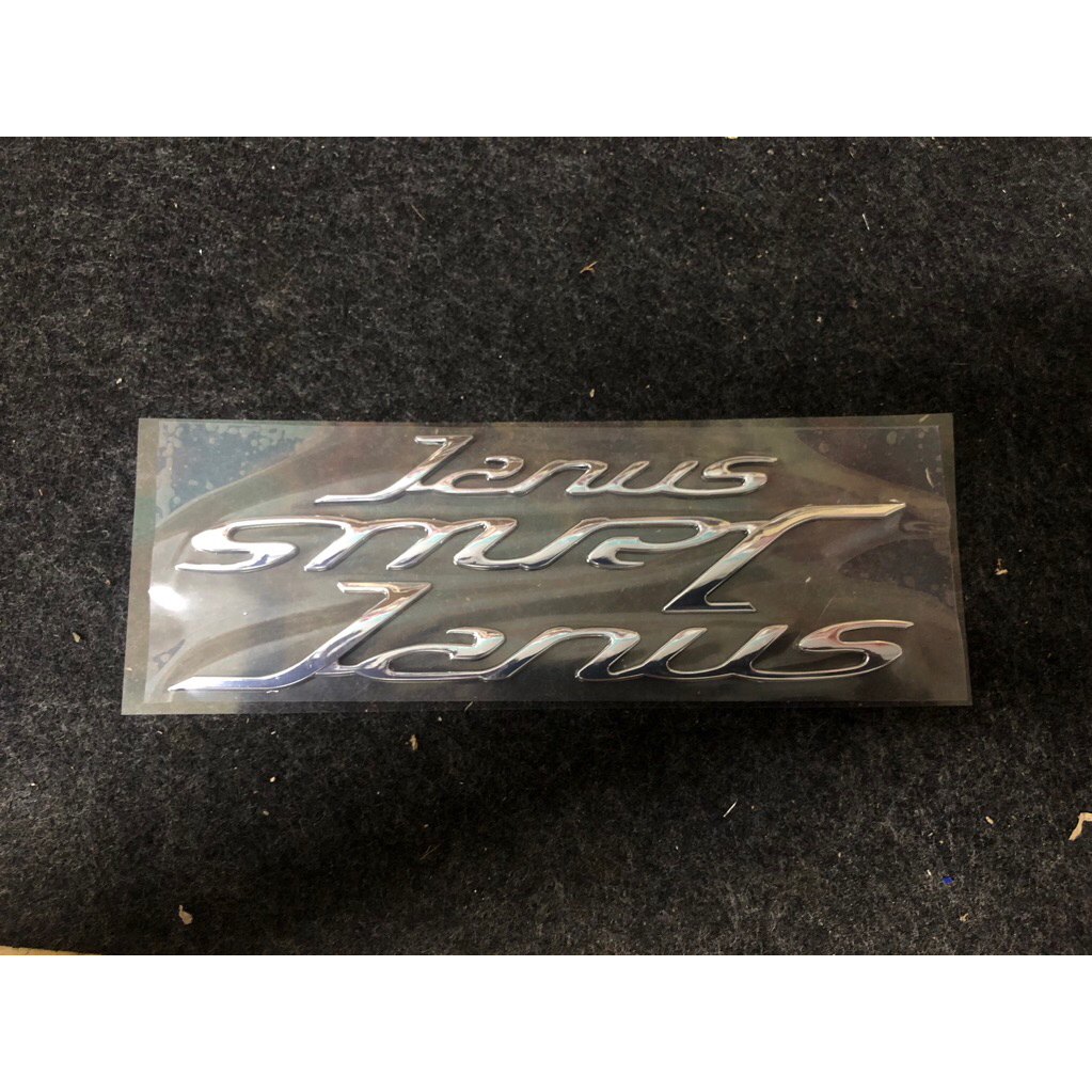 Bộ tem xe Janus hàng đẹp sáng bóng