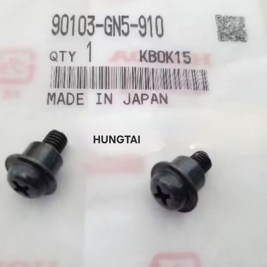 1 ốc lắp vành, viền pha đèn xe DREAM zin chính hãng Japan 90103-GN5-910