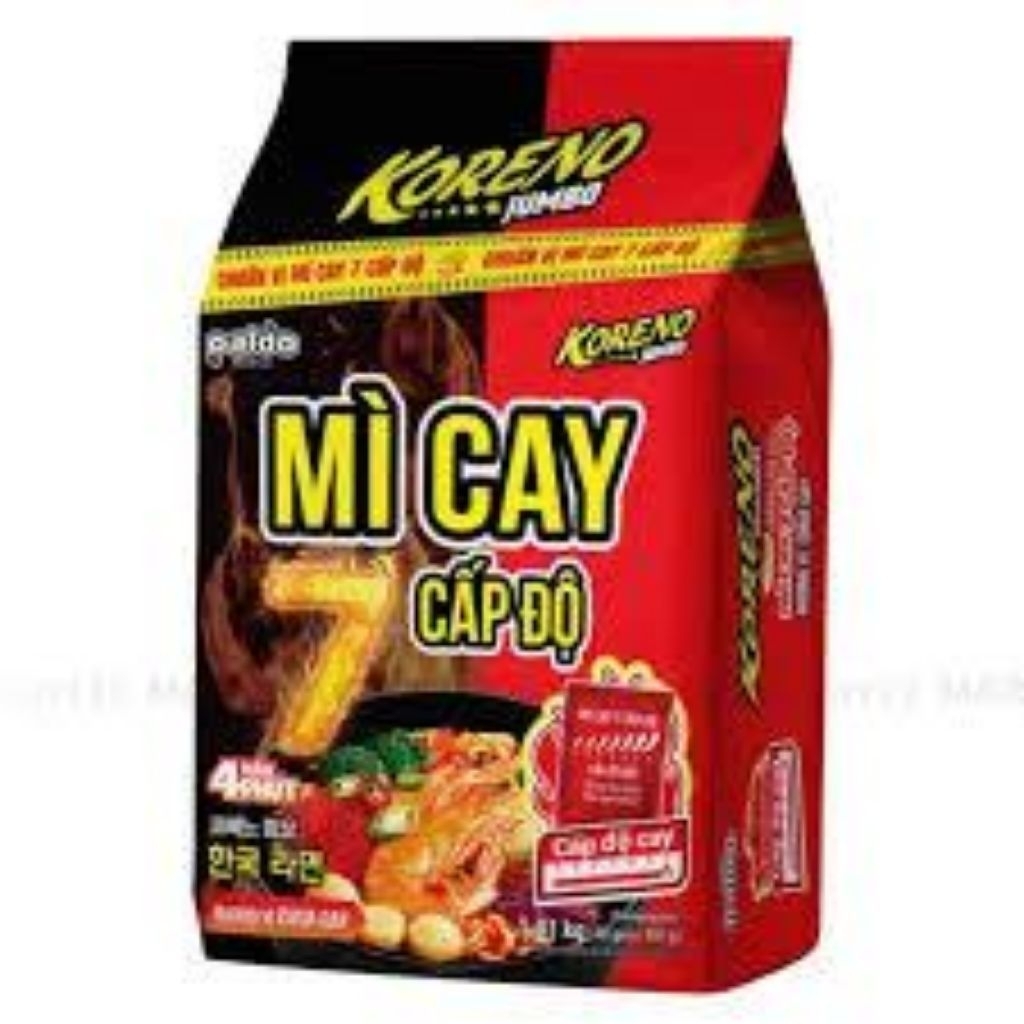 combo 20 gói mì cay 7 cấp độ KORENO JUMBO