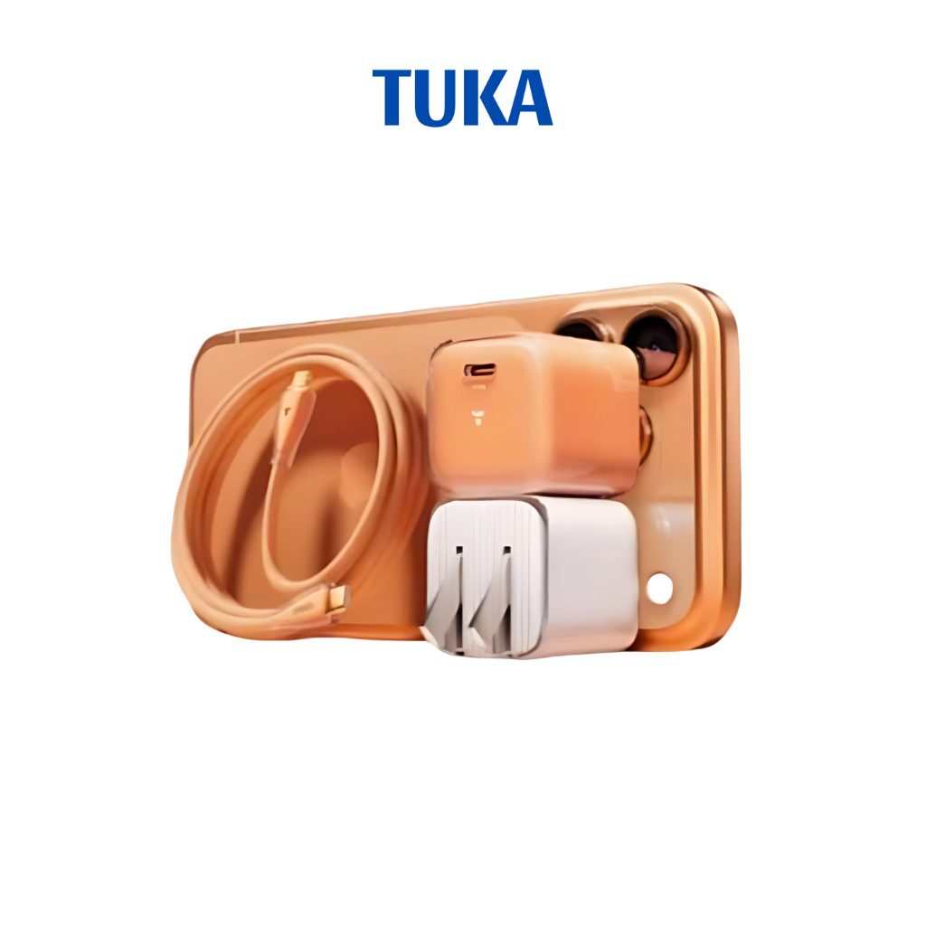 TUKA -Bộ sạc TORRAS “Cục Băng Nhỏ” phiên bản mới 45W – dùng cho iPhone 17, đầu sạc/ Cáp sạc  iPhone 