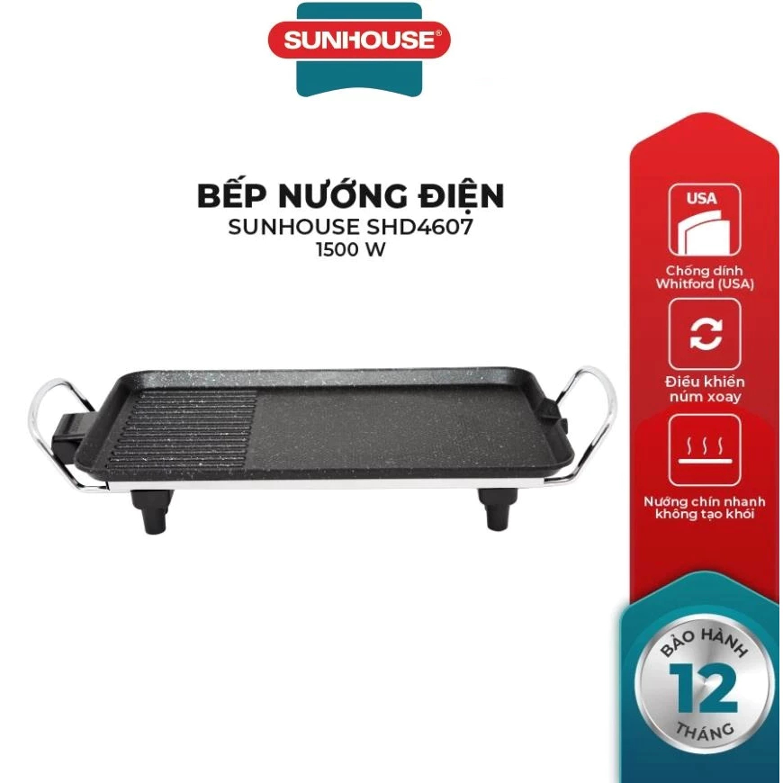 Bếp nướng điện Sunhouse SHD4607