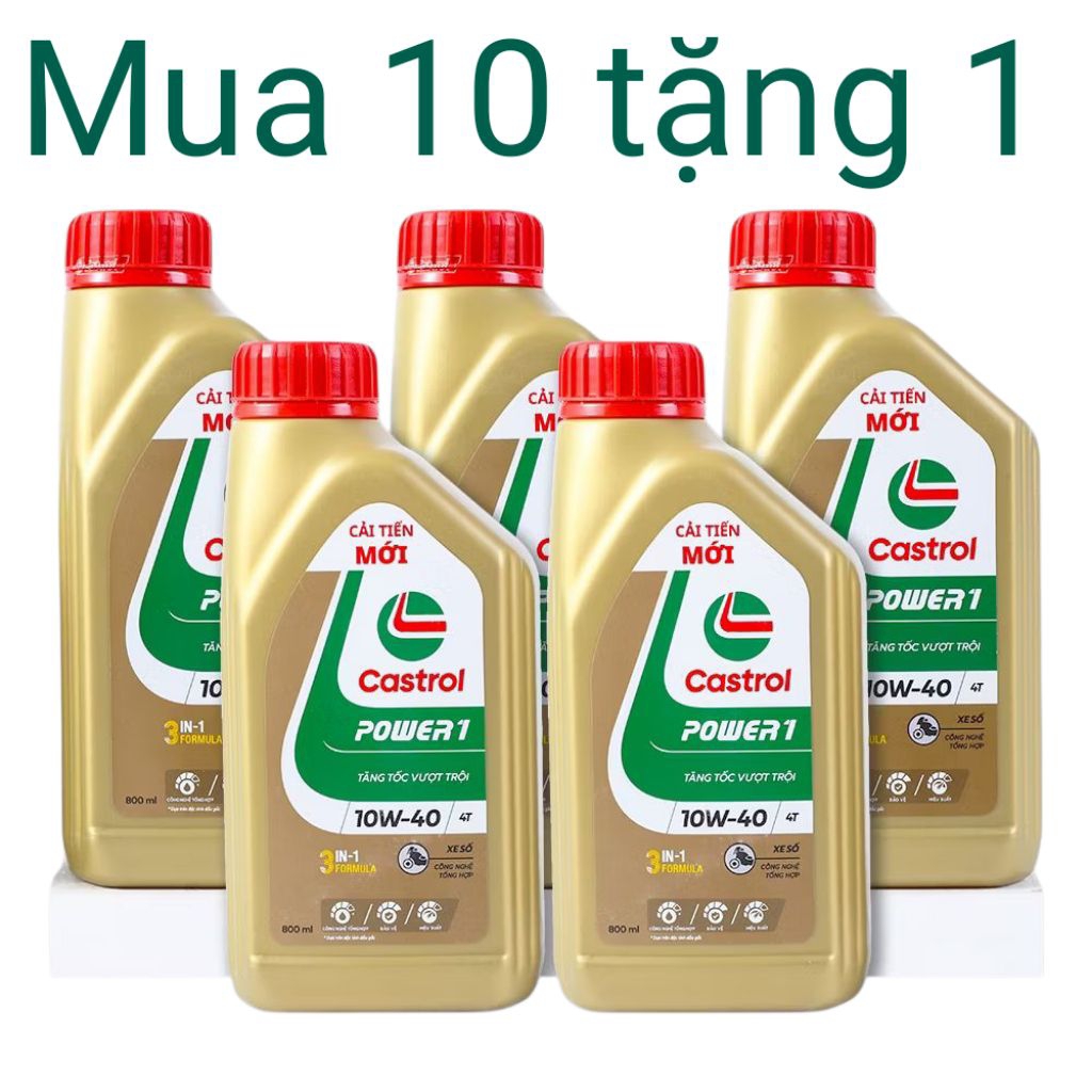 Dầu nhớt Castrol power 1 công nghệ tổng hợp bảo vệ tối ưu........