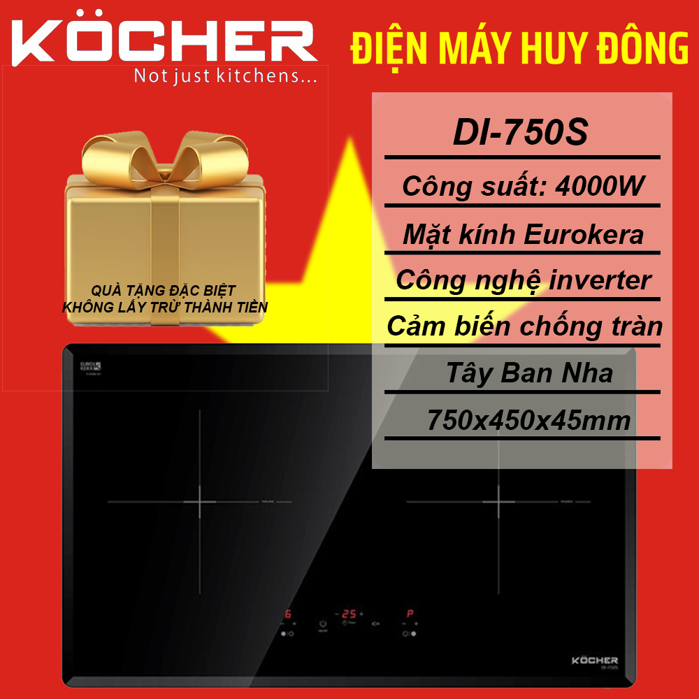 BẾP TỪ ĐÔI KOCHER DI-750S
