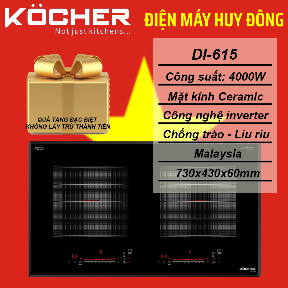 BẾP TỪ KOCHER DI-615 (4000W)