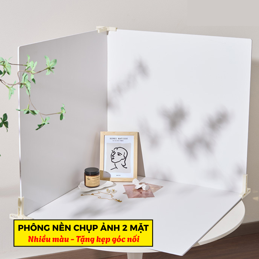 (Tặng kẹp góc) Phông nền chụp ảnh PVC Fomex, Phông chụp ảnh 50*50cm làm Background chụp ảnh, quay video - Fomex dày 5mm
