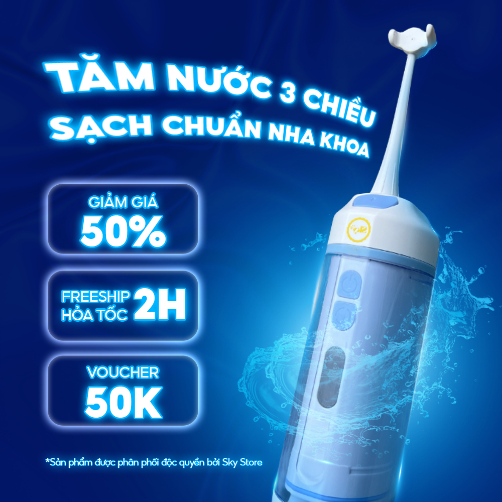 Máy Tăm Nước 3 Chiều- Mẫu Mới