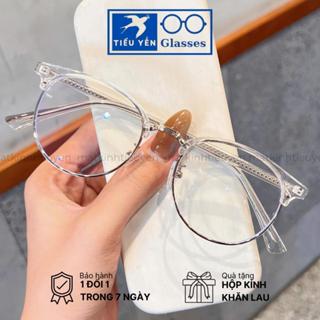  Kính Thời Trang Nửa Gọng Đổi Màu Kim Loại dành cho dáng mặt vừa tròng kính chống tia UV 400 - Mã 8558 