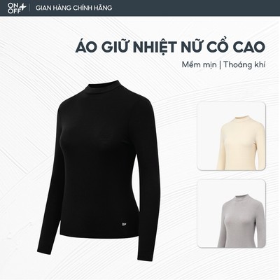 Áo body nữ dài tay cổ 3cm mang thiết kế tối giản, đàn hồi và thấm hút tốt - 16IT25W204