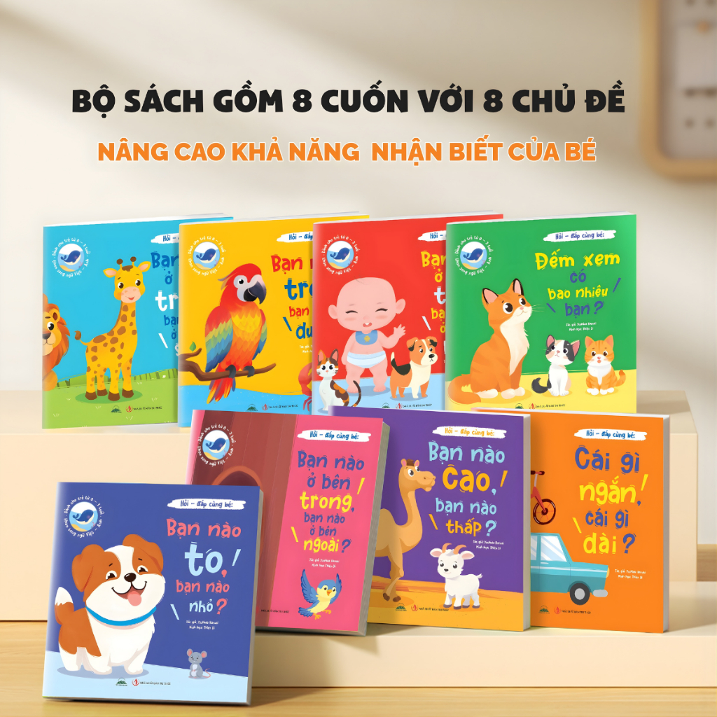 Sách - Ehon Hỏi - Đáp Cùng Bé - Song Ngữ Việt Anh Dành Cho Bé Từ 0-3 Tuổi