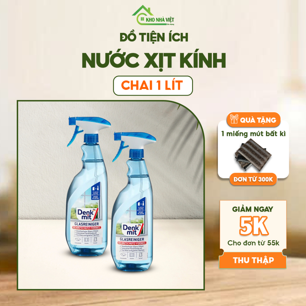 Nước Xịt Lau Kính Denkmit Glasreiniger