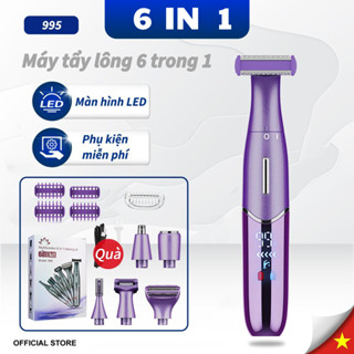 Máy Cạo Râu Nữ 6 Trong 1 Đa Năng | Cạo Ướt Khô | Tông Đơ Bikini | Dao Cạo Vùng Nhạy Cảm   Khu Vực Thân Mật   Lông Cơ Thể 