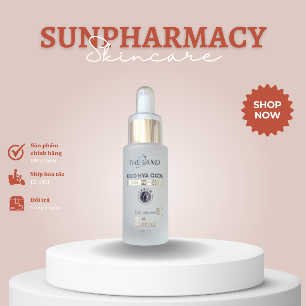 [Hàng công ty] Tinh Chất Phục Hồi Chống Lão Hóa TheraMD Duo Hya Cool B35 Peptide Serum 30g