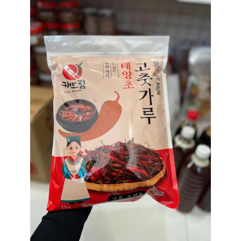 1kg Ớt Bột Dạng Mịn HAECHAM HÀN QUỐC