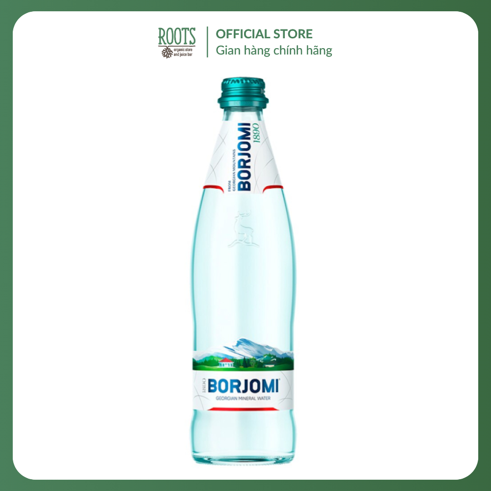 BORJOMI - Nước Khoáng Georgia, Georgian Mineral Water, Glass Bottle (500ml)