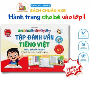 Sách - Tập Đánh Vần Tiếng Việt - Theo Sơ Đồ Tư Duy ( Phiên Bản 5.0 )