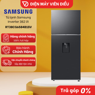 Tủ lạnh Samsung Inverter 382L RT38CG6584B1SV – Làm lạnh nhanh, tiết kiệm điện [FREESHIP NGHỆ AN]