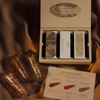 Son Thỏi 3CE Vân Đá Deep Under Soft Matte Lipstick Son 3ce Clear Layer Edition - Bebeau