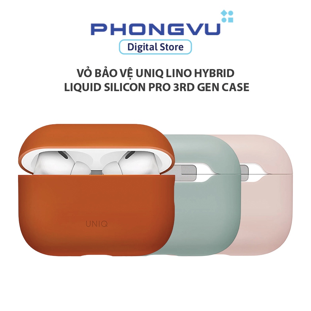 Vỏ bảo vệ UNIQ LINO HYBRID LIQUID SILICON PRO 3RD GEN CASE - Bảo hành 3 tháng