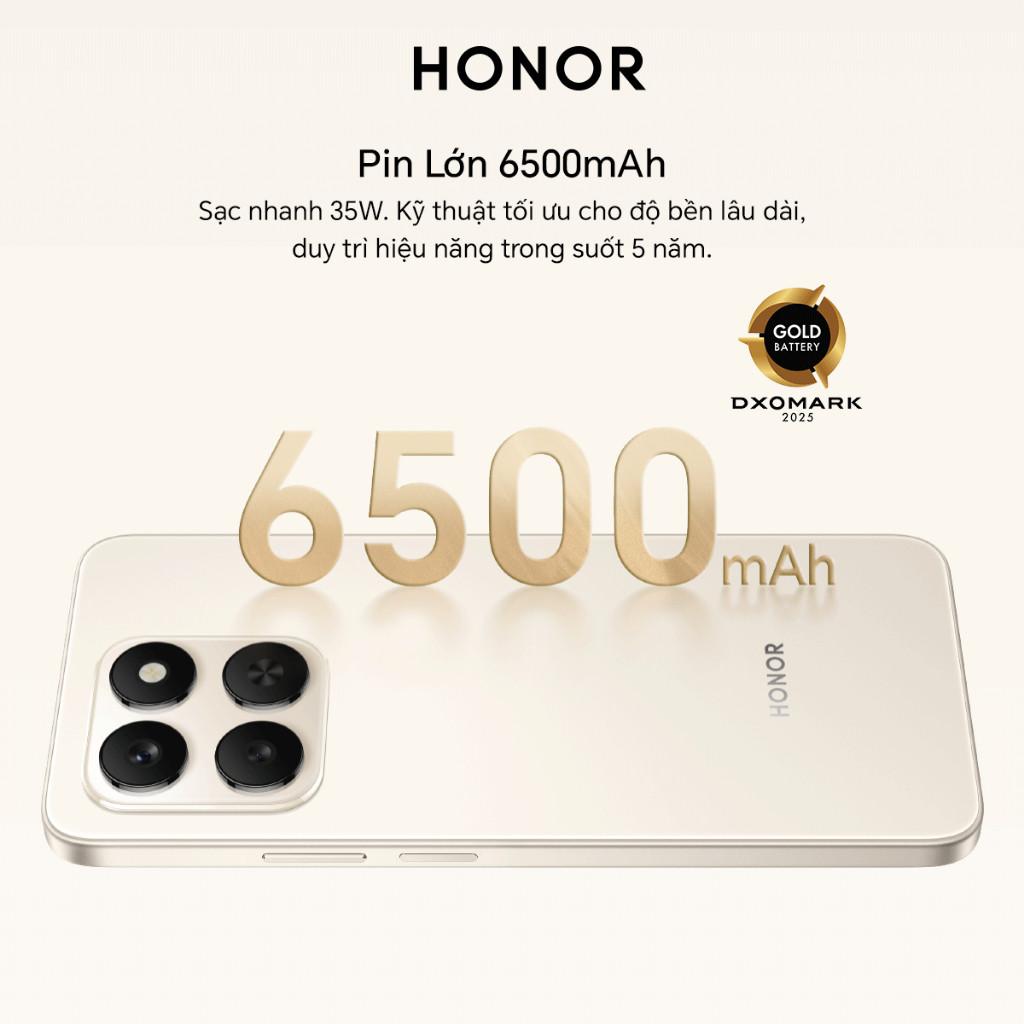 Điện Thoại HONOR X7d 5G 8GB+ 256GB | Pin 6500mAh | 6.77 inch | Snapdragon 6s Gen 3 | BH 18 Tháng | BigBuy360 - bigbuy360.vn