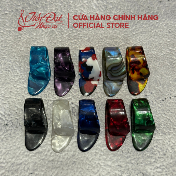 Móng Gảy Đàn Guitar Alice AP-N100 - Nhiều Màu, Free Size, Giao Ngẫu Nhiên, Móng Cái Giả Chơi Guitar