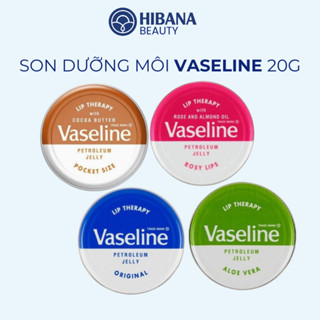  Son Dưỡng Môi HỘP THIẾC Vaseline Lip Therapy Rosy Sáp Dưỡng Ẩm Mềm Mịn Môi 20g 