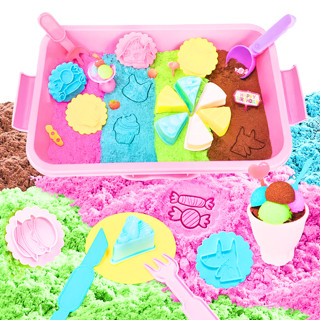   Hàng Đẹp  Đồ Chơi Cát Động Lực Cao Cấp Mịn Mượt Khay Đựng-Chơi Cát Tiện Lợi Kèm Khuôn Theo Chủ Đề 