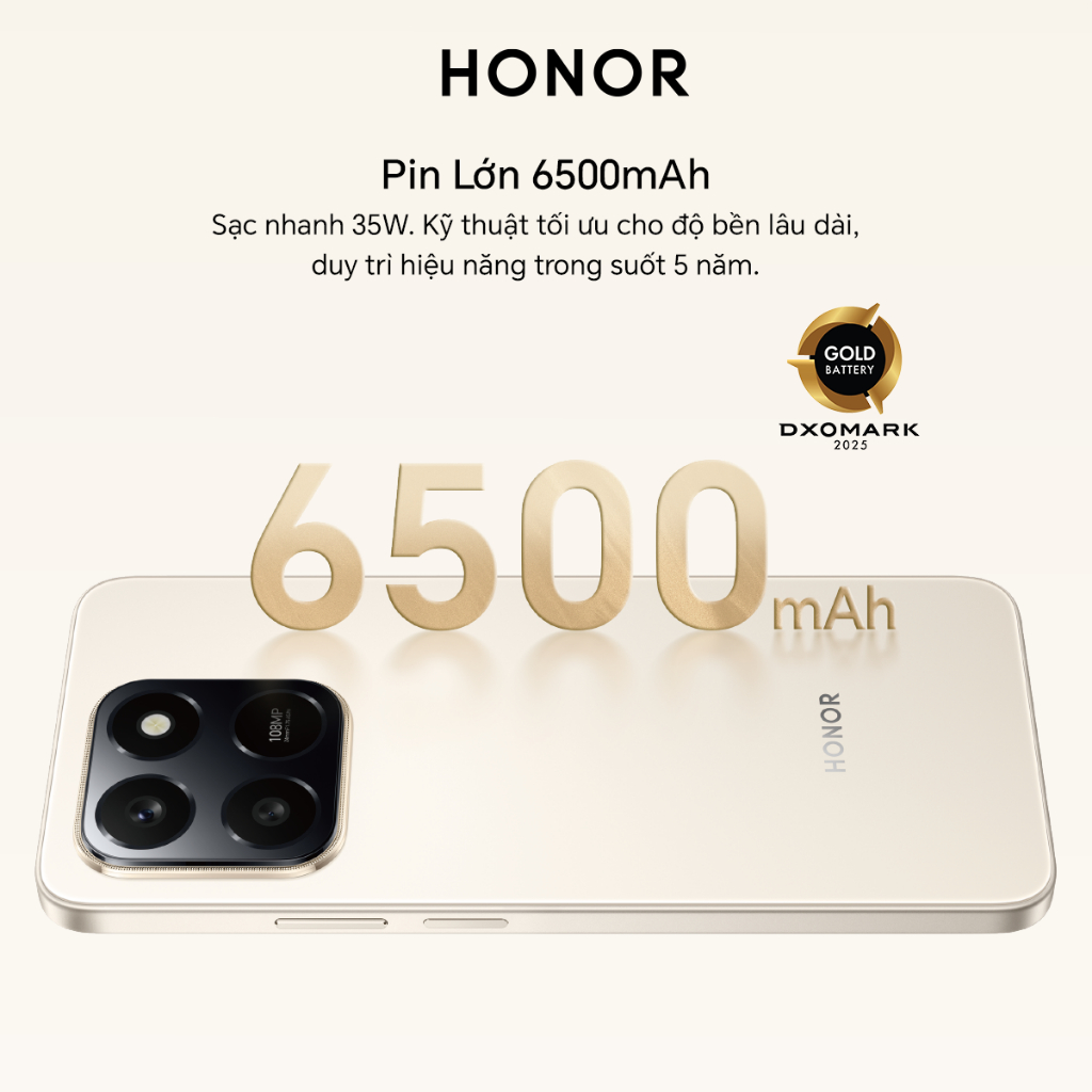 Điện Thoại HONOR X7d 8GB+256GB | Pin 6500mAh | Camera 108MP | Bảo hành 18 Tháng | BigBuy360 - bigbuy360.vn