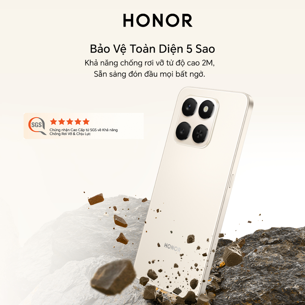 Điện Thoại HONOR X7d 5G 8GB+ 256GB | Pin 6500mAh | 6.77 inch | Snapdragon 6s Gen 3 | BH 18 Tháng | BigBuy360 - bigbuy360.vn