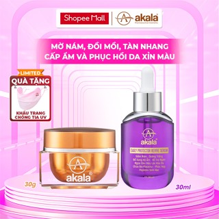  Combo Kem Nám Tàn Nhang Đồi Mồi akala 30g & Serum Giảm Nám Cấp Ẩm Bioplacenta Complex akala 30ml 