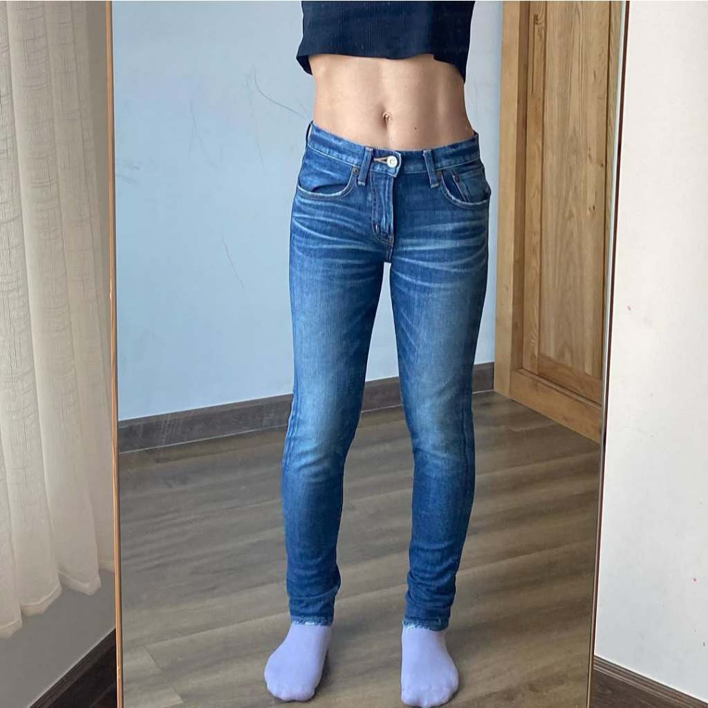 Quần jeans skinny jeans, quần jeans skinny jeans 2hand, quần jeans nữ Nhật bản, skinny jeans Nhật 2h