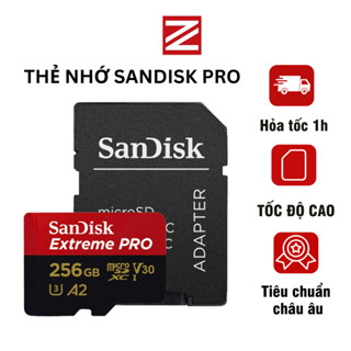 Thẻ nhớ Sandisk Extreme Pro Micro SDXC 32G - 64G 128G - 256G chính hãng cho Flycam, máy quay cầm tay