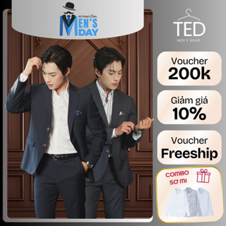   COMBO ƯU ĐÃI 3 MÓN  Bộ Suit Nam Chất Vải Sợi Tre Viscose & Áo sơ mi dài tay - Siêu Nhẹ Siêu Mát Form Slim Fit 