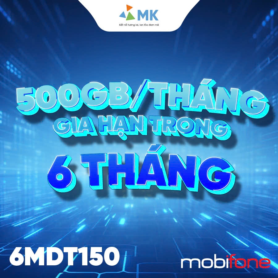 🌟 Sim 5G Tốc độ cao | 500GB/tháng | 6000GB/Năm Bảo hành trọn đời | Nhà mạng Mobifone