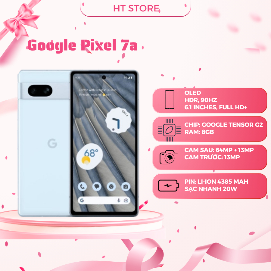 Điện Thoại Google Pixel 7a Quốc Tế 8/128GB