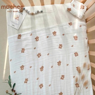 Khăn Tắm Mochee Bamboo 3 Lớp – Mềm Mại, Kháng Khuẩn, Thấm Hút Tốt Cho Bé