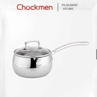 Quánh Chảo + Nắp  KINSGEM by Chockmen Inox 18 10 Size 12Cm Chảo Chiên Rán Quánh Ăn Dặm Kèm 