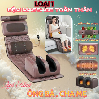  Đệm massage toàn thân nệm mát xa cao cấp ghế massage thư giãn giúp lưu thông khí huyết giảm đau nhức cơ thể 