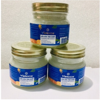  Dầu dừa nguyên chất Organic VIETCOCO hũ 200ML 