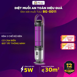 Đèn bắt muỗi TULI TL-011, 5W ,Diệt Muỗi Côn Trùng - An Toàn Cho Mẹ Và Bé, Hiệu quả, Cảm Biến Bật Tắt