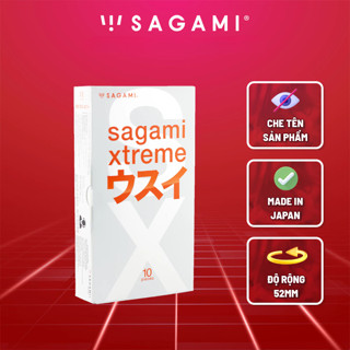 Bao Cao Su Sagami siêu mỏng, kéo dài thời gian, gân gai 3D, hương thơm thế hệ mới hàng chính hãng