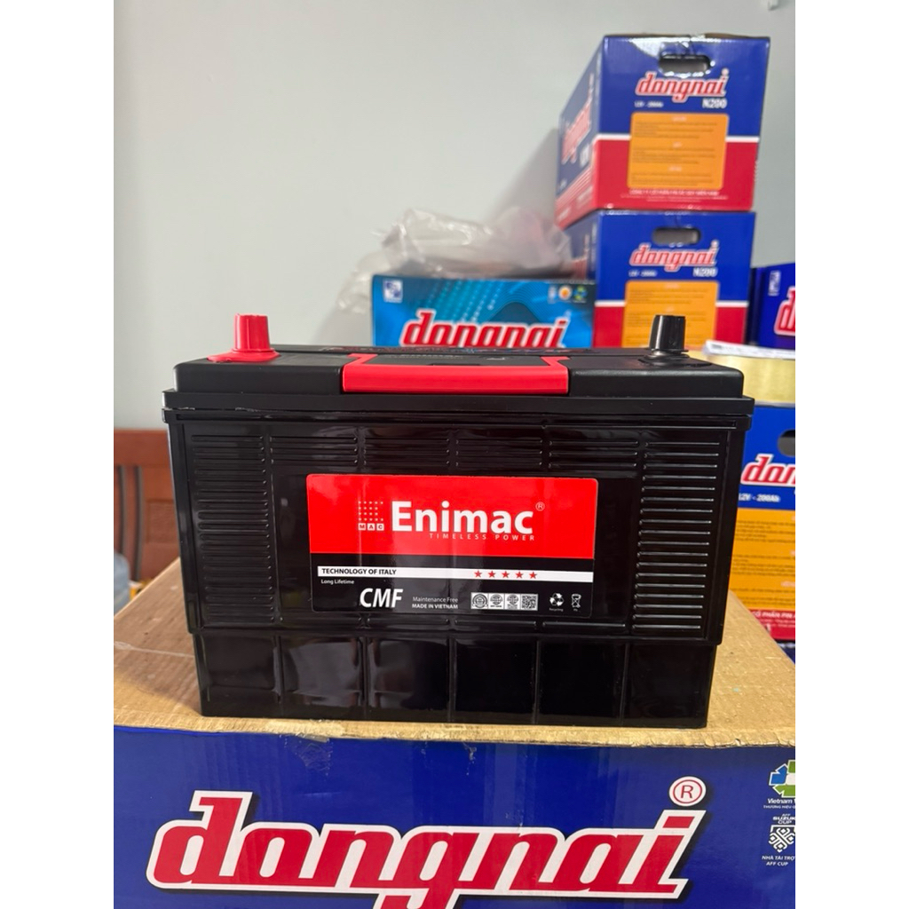 Bình ắc quy 12v khô miễn bảo dưỡng Enimac CMF 31800 | 12V - 100ah