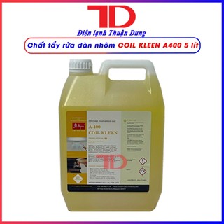 Chất tẩy rửa dàn nhôm Coil Kleen A400 5 lít, làm sạch dàn lạnh nóng, loại bỏ bụi bẩn, an toàn cho sức khỏe 02