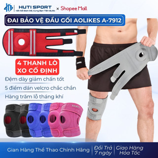  Băng Bảo Vệ Đầu Gối Đệm Silicon Aolikes AL7912 Quấn Bó Gối Thủ Môn Đá Bóng Bóng Chuyền Tập Gym 