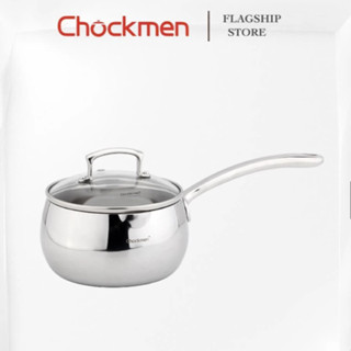 Quánh Chảo 12-18Cm + Nắp KINSGEM by Chockmen Inox Dày Dặn Quánh Nấu Cháo Ăn Dặm Nấu Đun Mỳ Chiên Ngập Dầu Dùng Từ