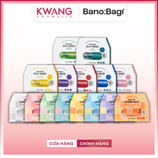 Hộp 10 Miếng Mặt nạ BANOBAGI dưỡng da Vita Genic Jelly và Stem Cell Mask  30ml