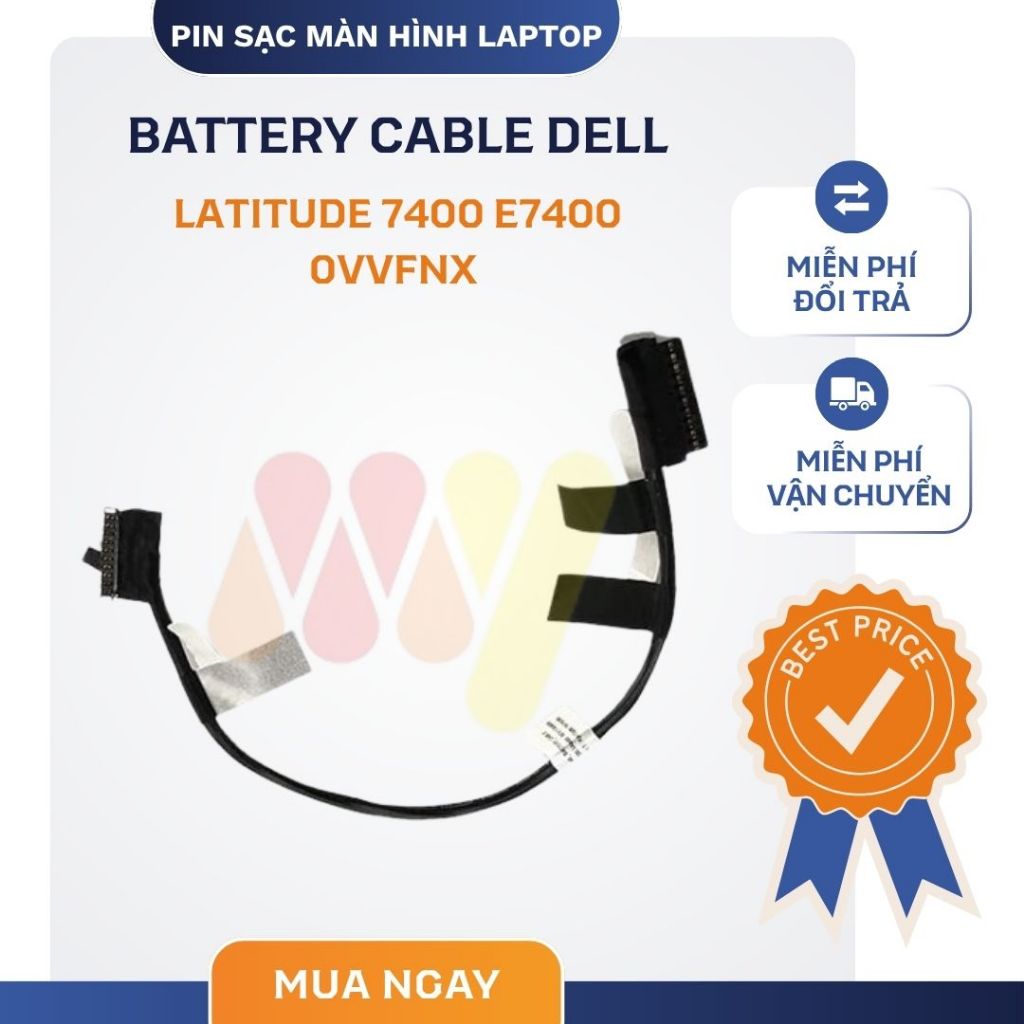Cáp pin laptop Cable Battery Dell Latitude 7400 E7400 0VVFNX